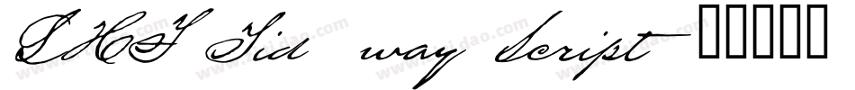 LHF Tideway Script字体转换